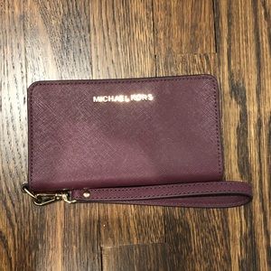 Michael Kors wallet with phone storage insert